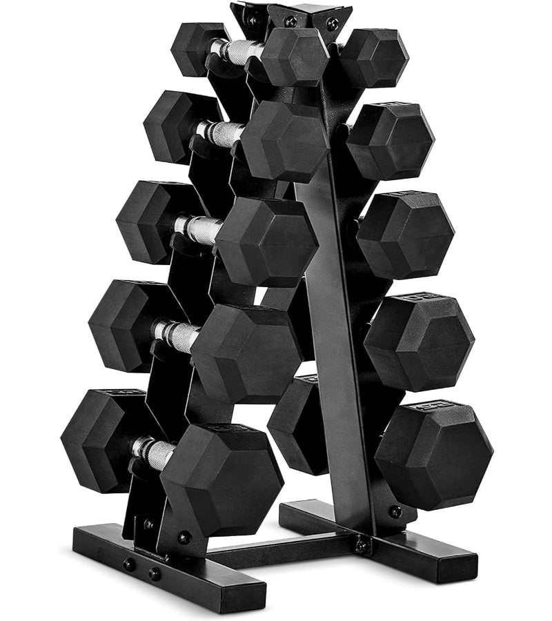 Dumbbells Set with Rack